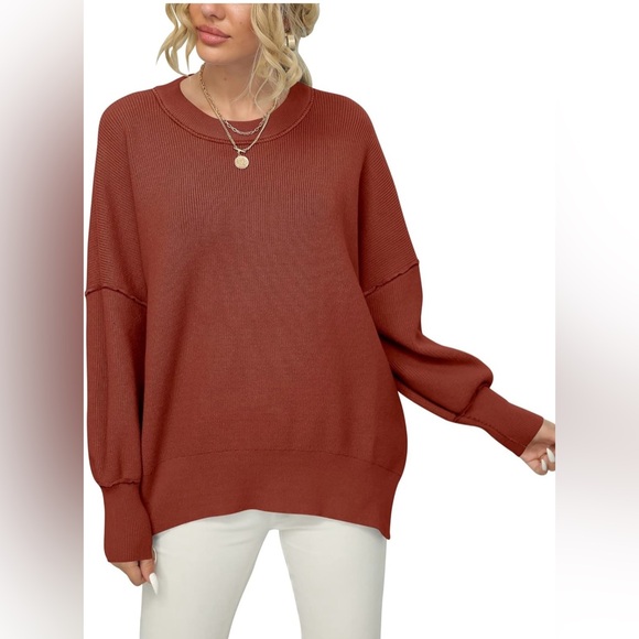 NWT ANRABESS Women Crewneck Batwing Sleeve - Size: Medium - Picture 2 of 9
